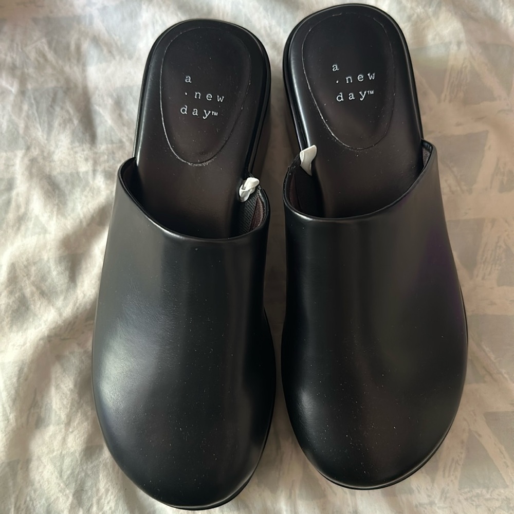 A new day clogs- never worn NWOT